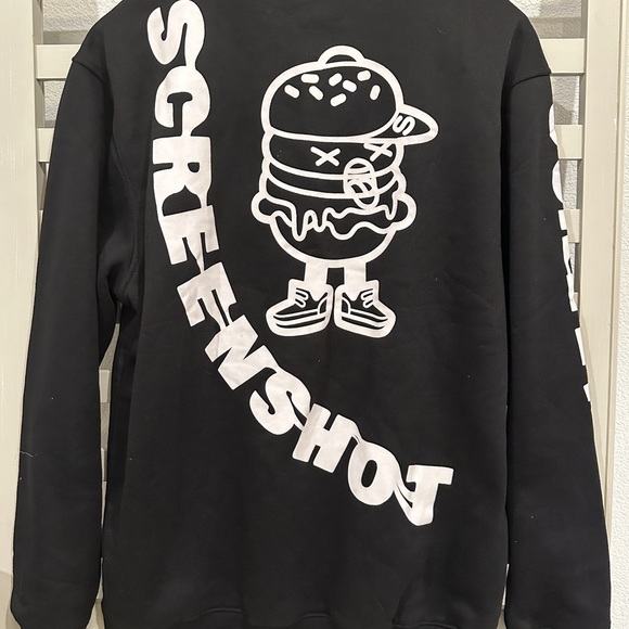 SCREENSHOT-H11064 Mens Urban Hip Hop Premium Fleece  - Pullover‎ Streetwear - Picture 2 of 4